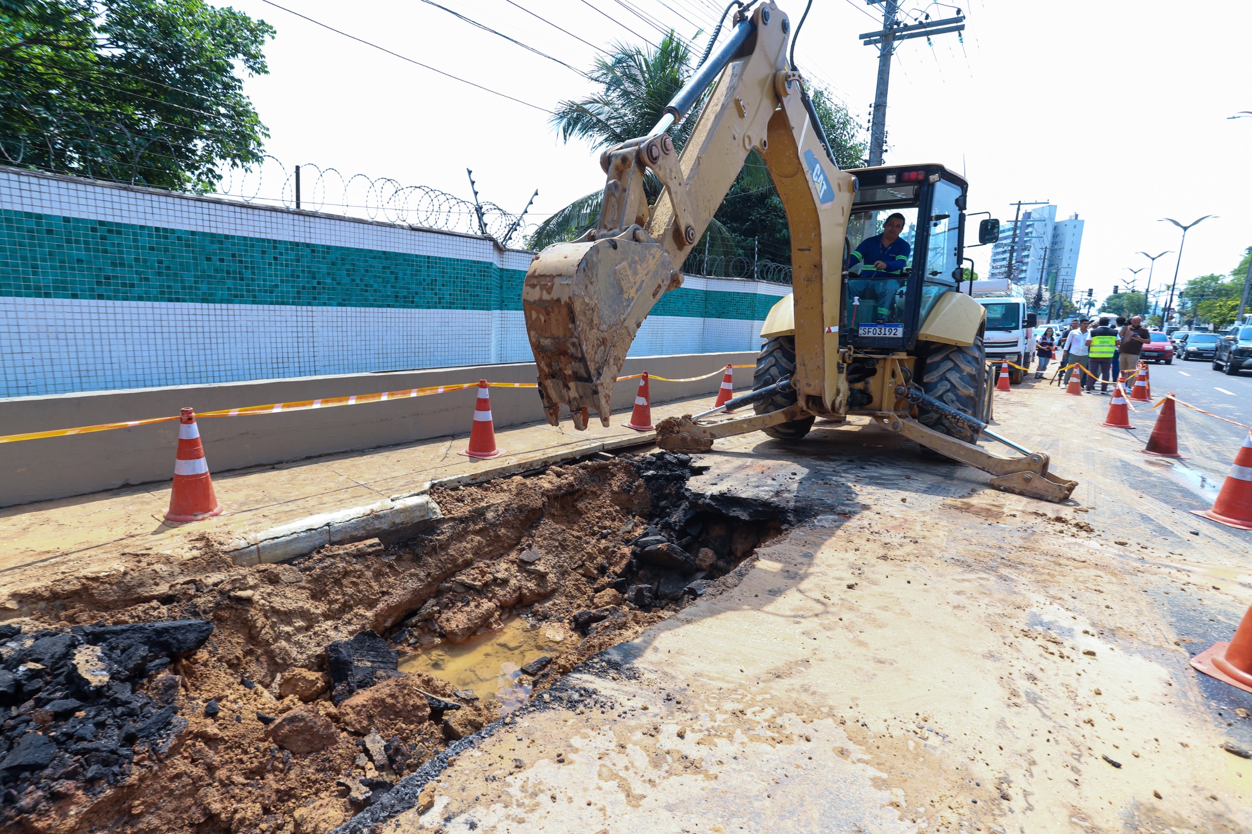 MPAM investiga rompimentos recorrentes de adutoras em Manaus