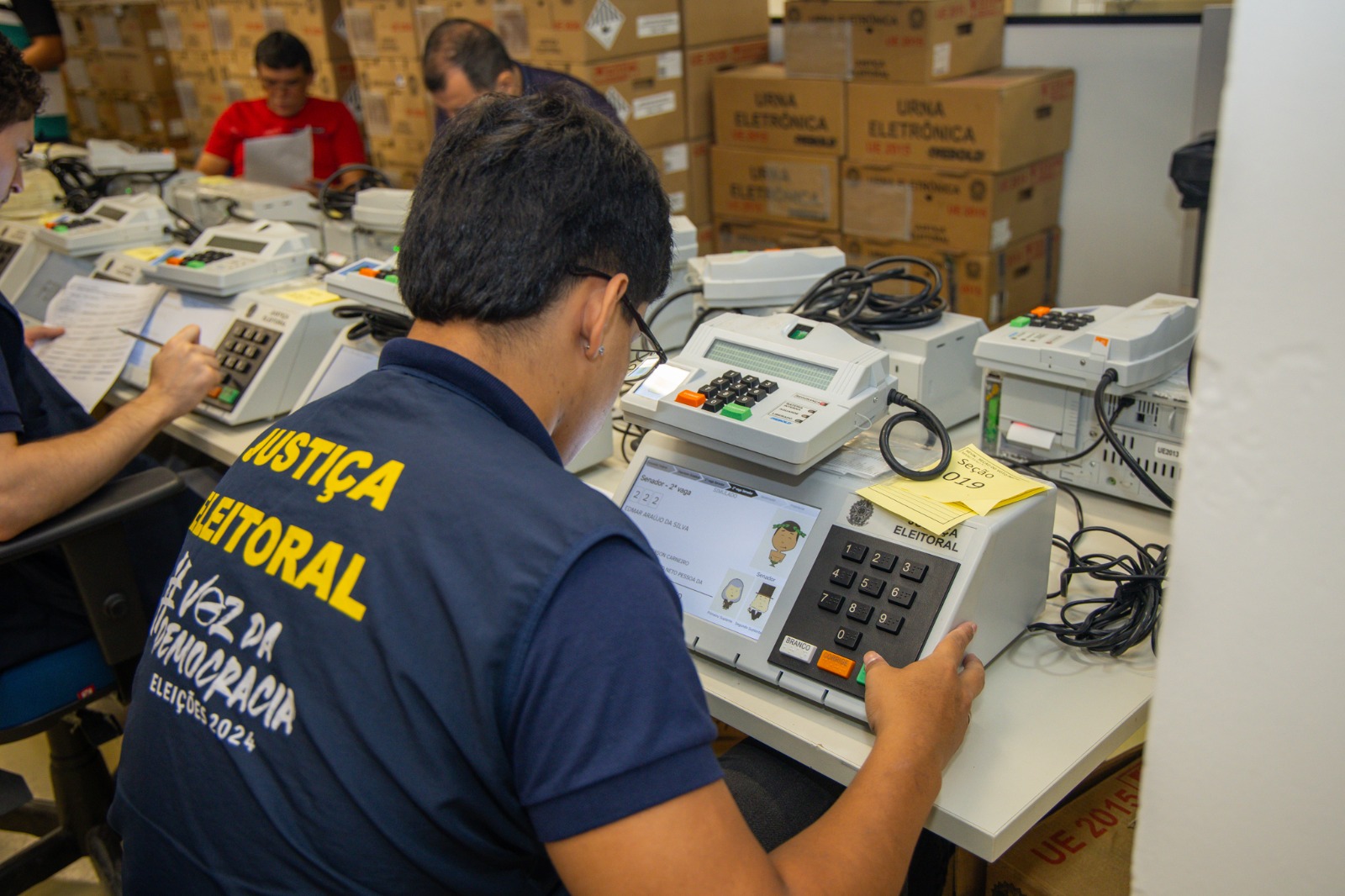 Eleições 2026: Amazonas realiza teste de urnas eletrônicas