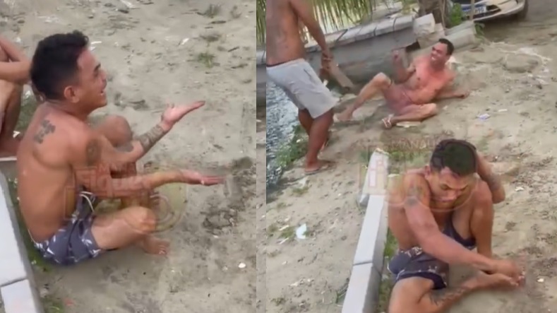 Vídeo forte: Dupla leva pauladas em Manaus 'para nunca mais roubar’