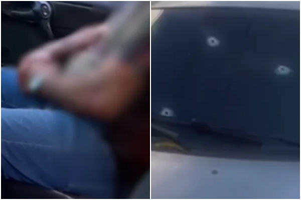 Motorista é alvo de mais de 10 tiros dentro de carro na Cachoeirinha