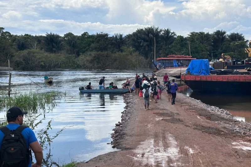 Trecho da BR-319 sobre Rio Curuçá será interditado para obras