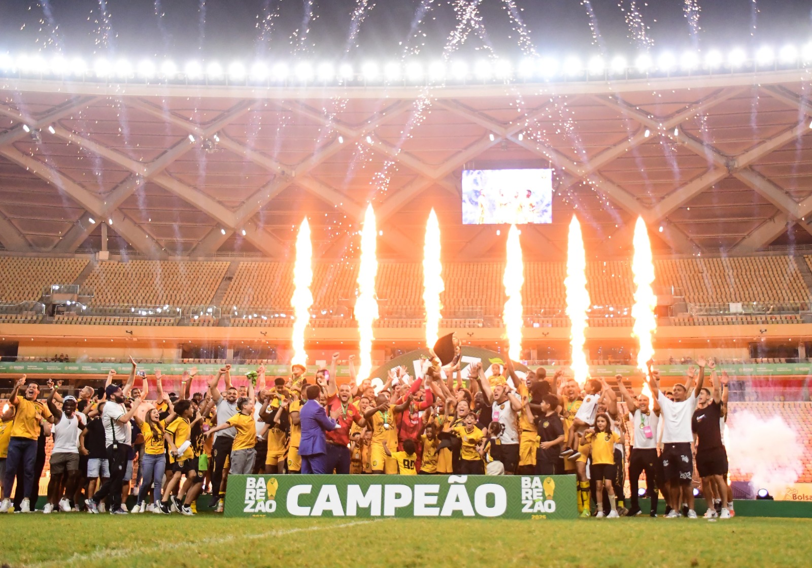 Amazonas FC conquista o título do Barezão 2025 na Arena da Amazônia