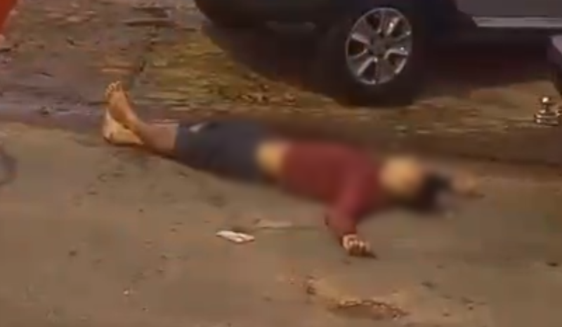 Vídeo: Assaltante é morto em troca de tiros com policiais no bairro Alvorada