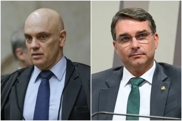 Moraes suspende visitas de Flávio a Bolsonaro na prisão domiciliar
