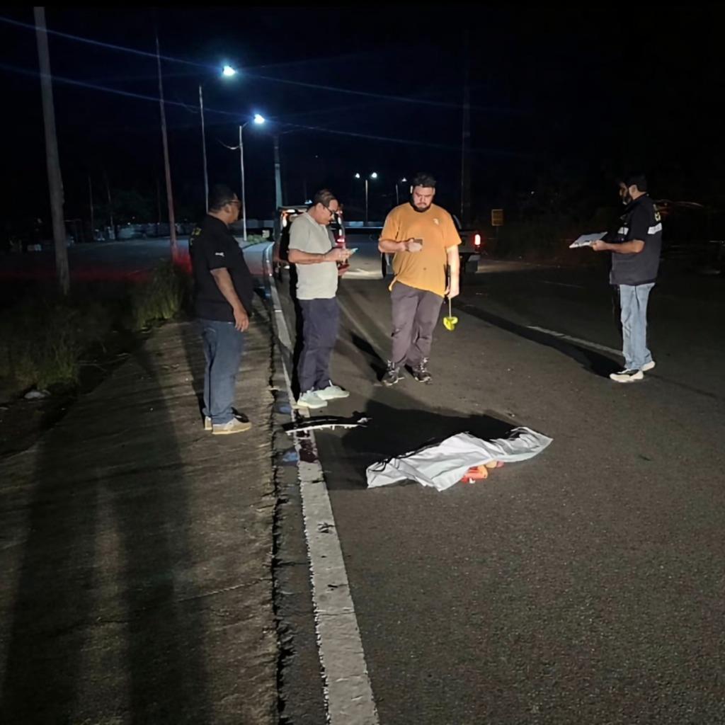 Mãe e filha morrem atropeladas ao atravessar a rodovia AM-070