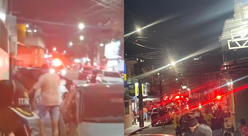 Vídeos: CV fecha ruas do bairro Compensa em homenagem a  mortos em operação no RJ