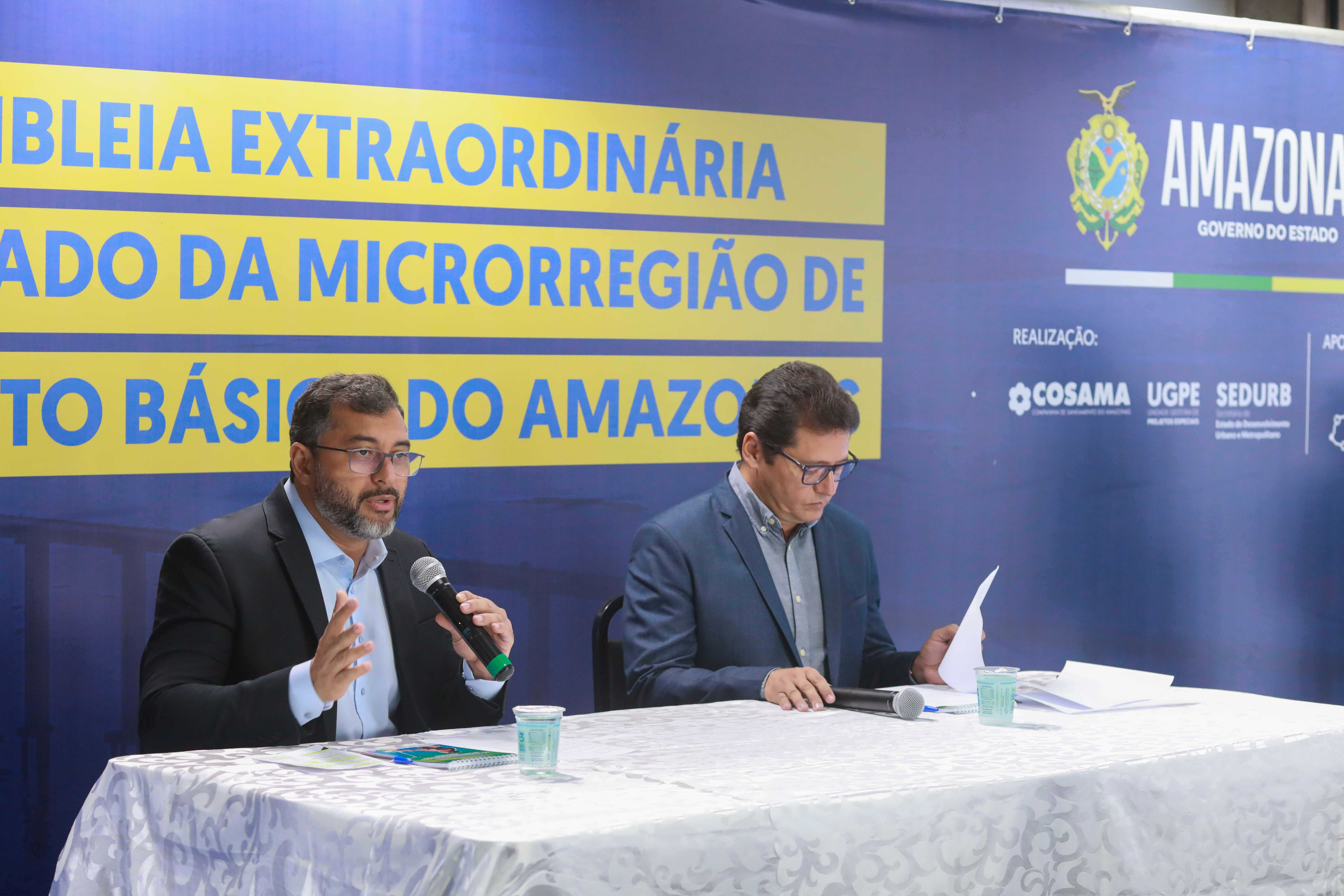 Governo instala Microrregião de Saneamento para avançar serviços no interior do AM