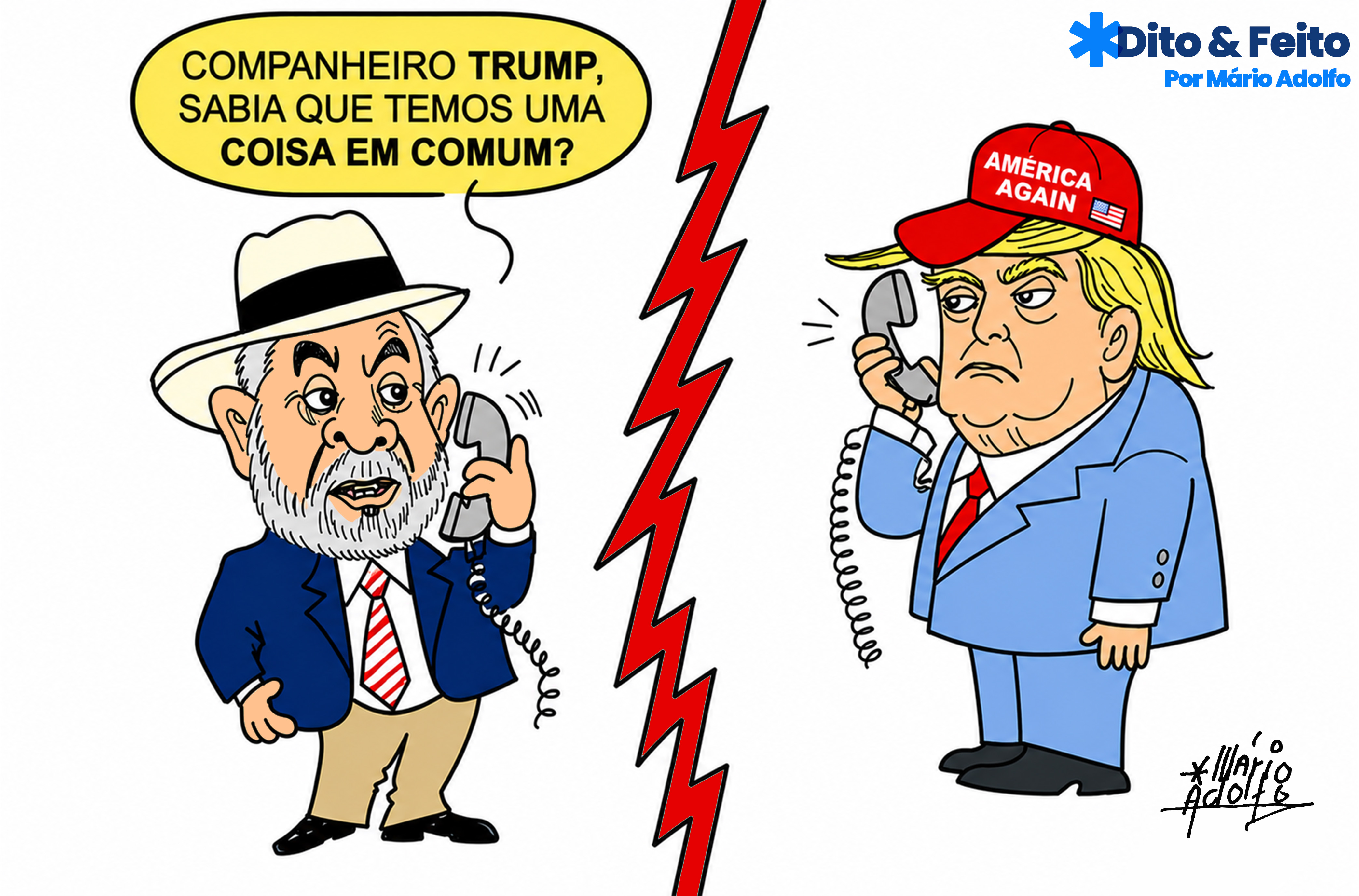 Dito & Feito - Lula cita Manaus em telefonema para Trump