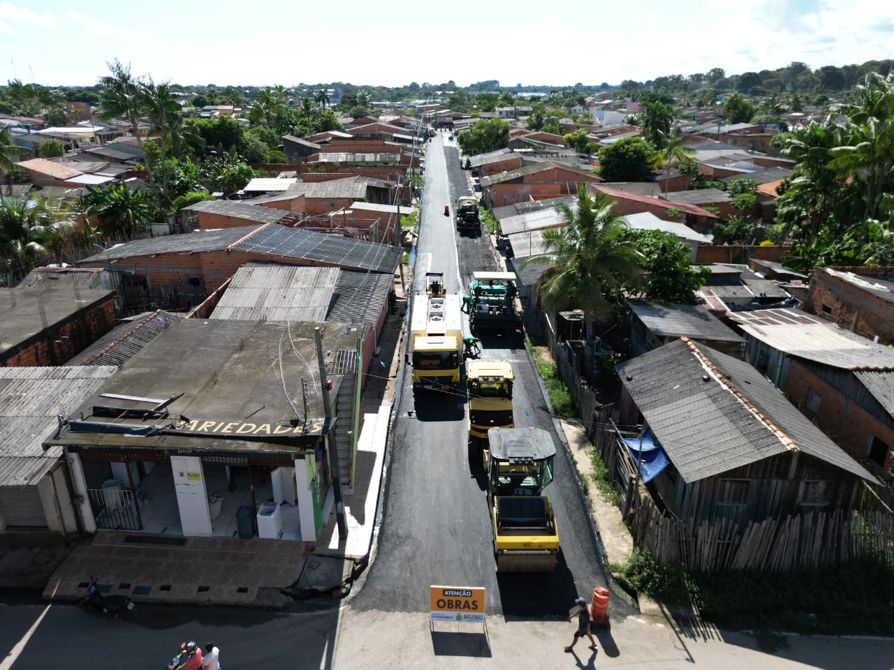 Governo do Amazonas avança com a pavimentação do sistema viário e de ramais em Parintins