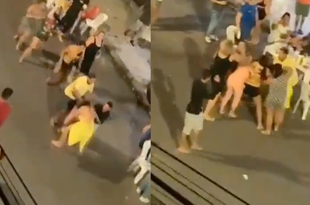 Vídeo: Festa na rua termina em briga no bairro Flores; veja