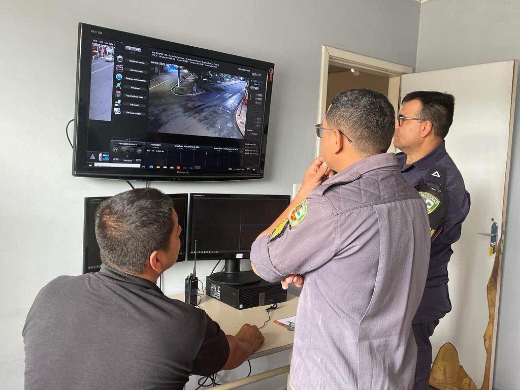 Sala de videomonitoramento é inaugurada para reforçar segurança no Centro de Manaus