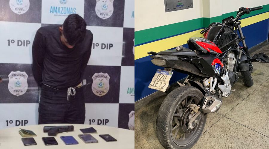 Vídeo: Suspeito é preso após assaltos no bairro Distrito Industrial