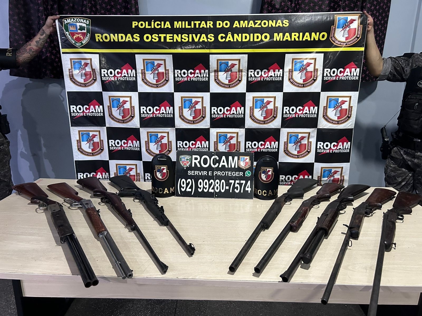 PMAM apreende 121 armas de fogo e prende mais de 360 pessoas em flagrante em junho