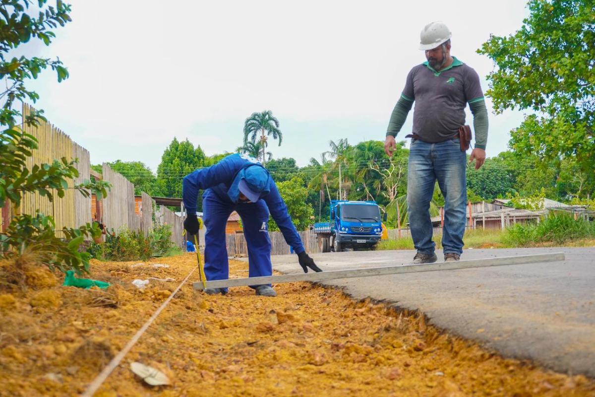Vila Amazônia recebe novas obras de infraestrutura