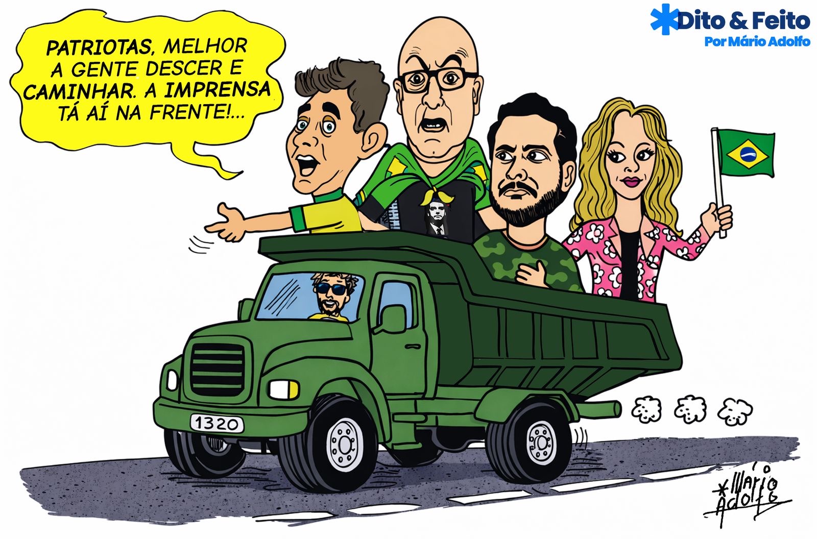 Dito & Feito: CAMINHANDO CONTRA O VENTO, SEM LENÇO E SEM DISCERNIMENTO