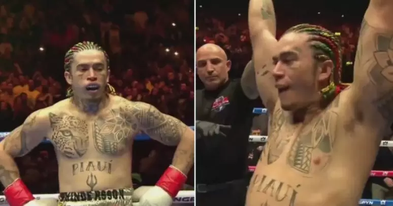 Vídeo: Whindersson Nunes vence luta contra rapper polonês por nocaute