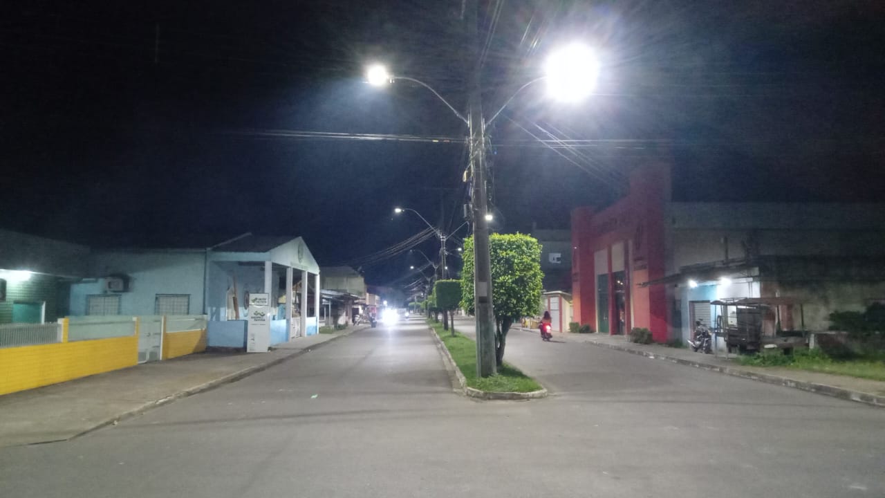 Governo do Estado conclui a modernização da iluminação pública de Maraã