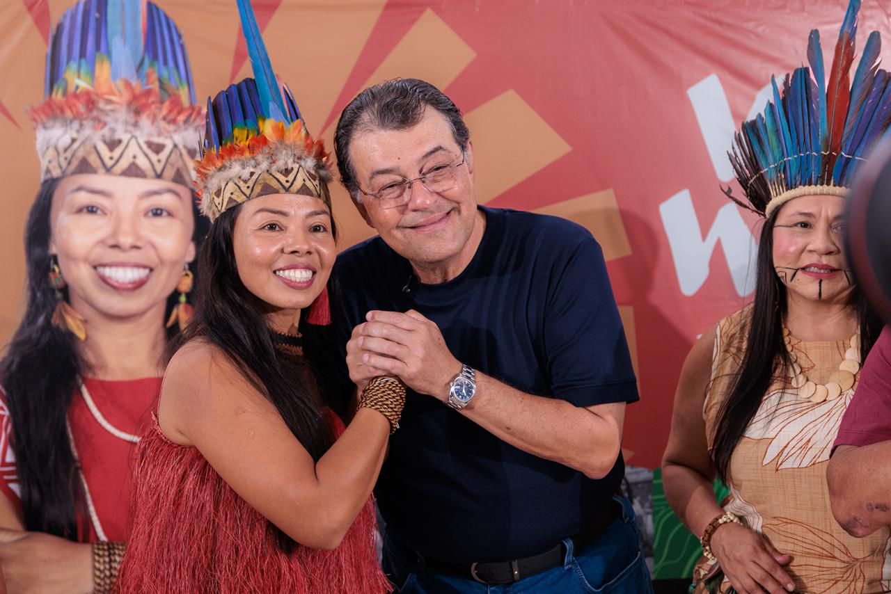 Eduardo Braga lança pré-candidatura de Vanda Witoto e defende maior representação indígena no Congresso
