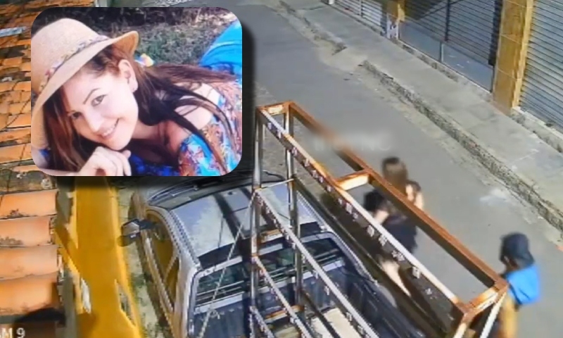 Vídeo: Homem mata a ex-namorada no meio da rua de forma brutal