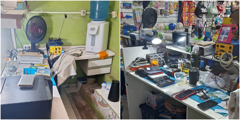 Grupo é preso por receptação de celulares e porte ilegal de arma de fogo em Manaus