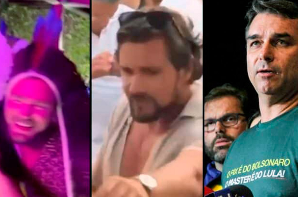 Campanha de Flavio Bolsonaro se prepara para vídeo-bomba em festa de Vorcaro