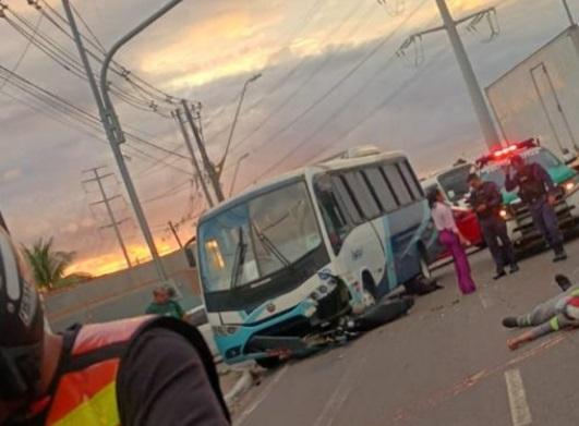 Vídeo: motociclista morre em grave acidente na zona oeste de Manaus