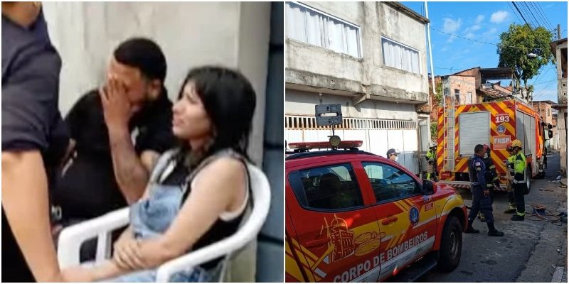Pais são detidos após filhos morrerem carbonizados em incêndio em kitnet