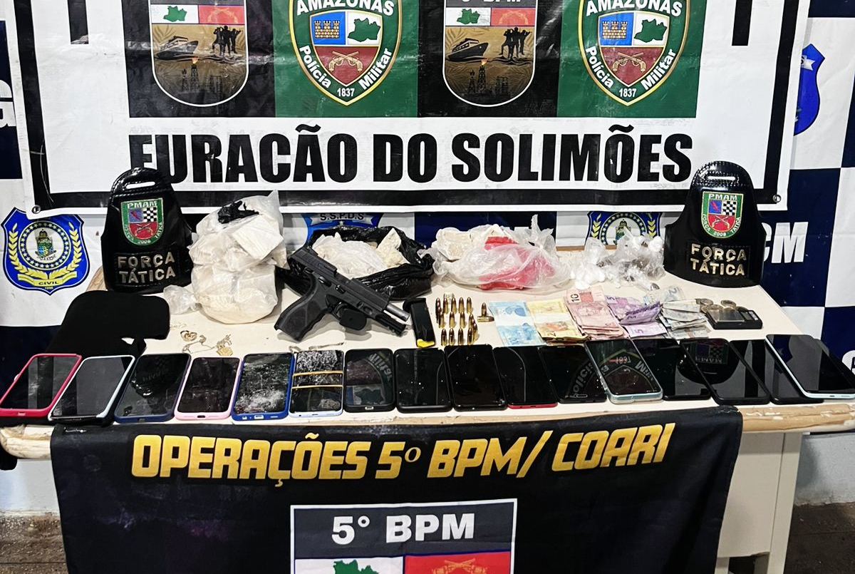 Polícia desarticula grupo envolvido com tráfico de drogas em Coari