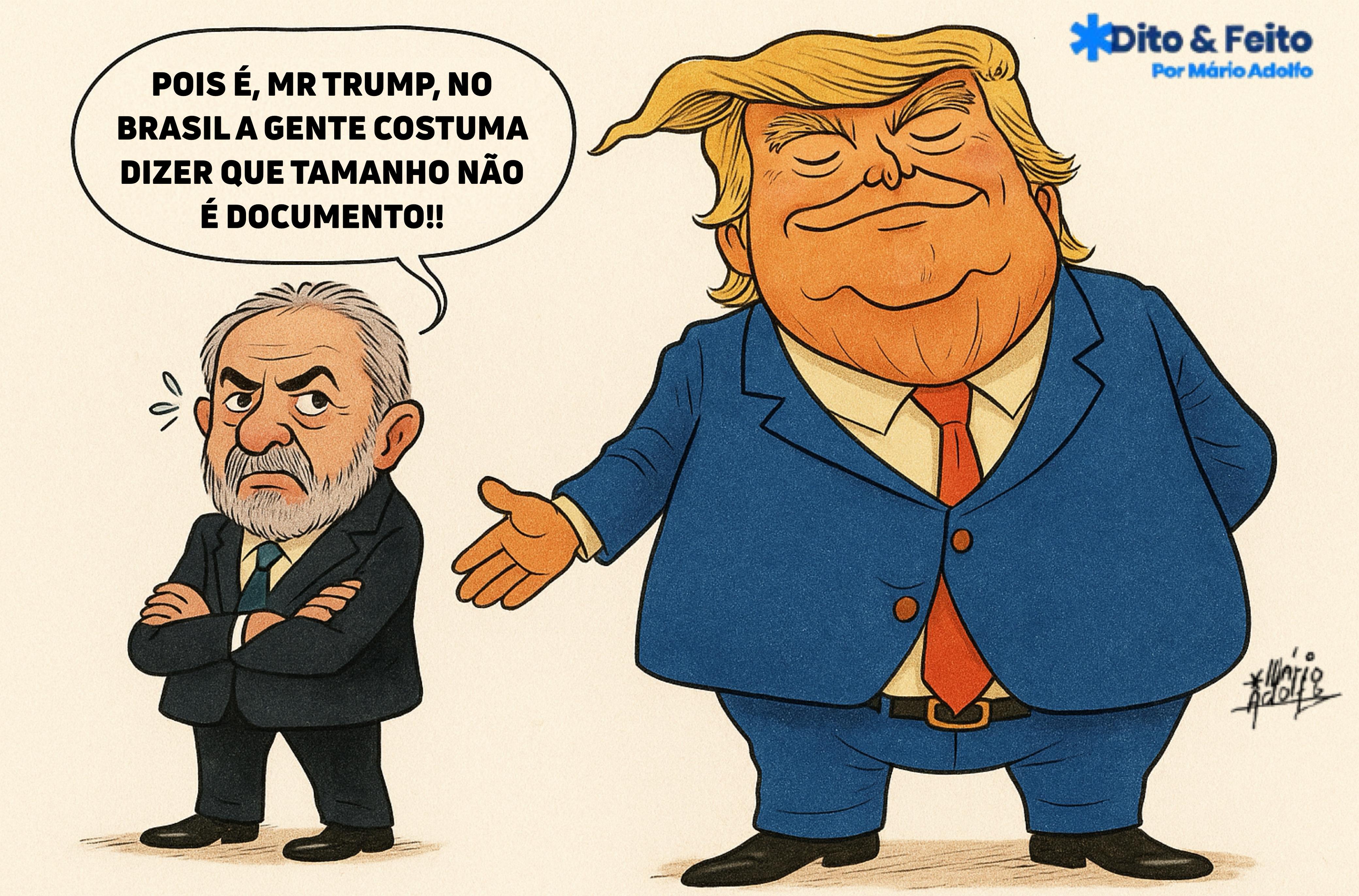 Dito & Feito: DEU NO THE NEW YORK TIMES –  “Ninguém desafia Trump como o presidente do Brasil”