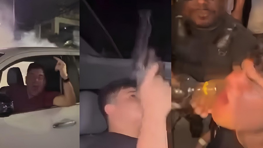 Vídeo: grupo ostenta armas e provoca caos nas ruas de Manaus