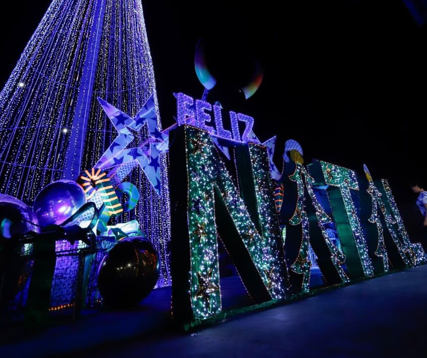 Caprichoso inaugura Complexo Natalino e ilumina Parintins com magia e esperança