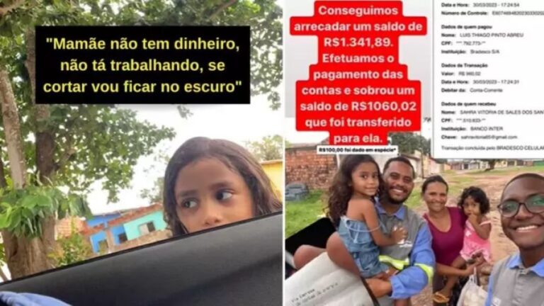 Eletricistas vão a casa de família cortar luz e menina os comove: “Mamãe não tem dinheiro… se cortar vou ficar no escuro”.