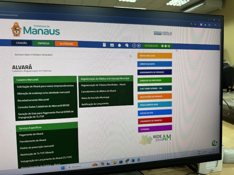 Empresas em Manaus têm até 7 de abril para pagar Alvará 2025 com 10% de desconto