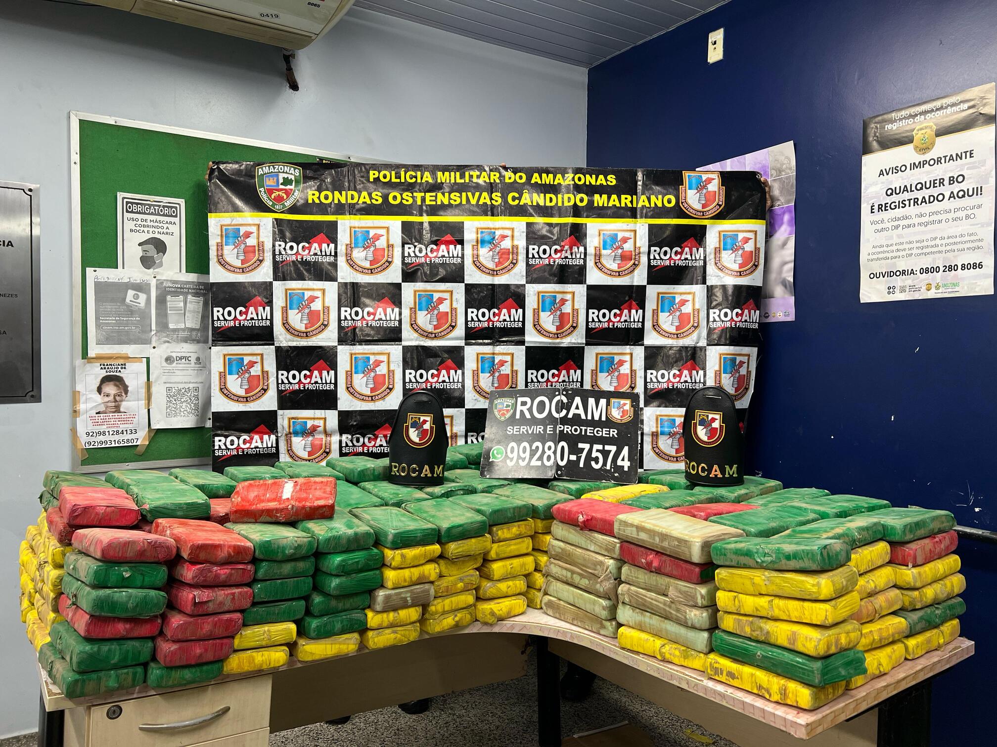 Motorista é preso com 285 quilos de cocaína em Manaus