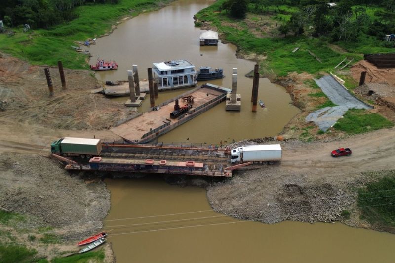 Nova ponte sobre o rio Autaz-Mirim será entregue no primeiro trimestre de 2026