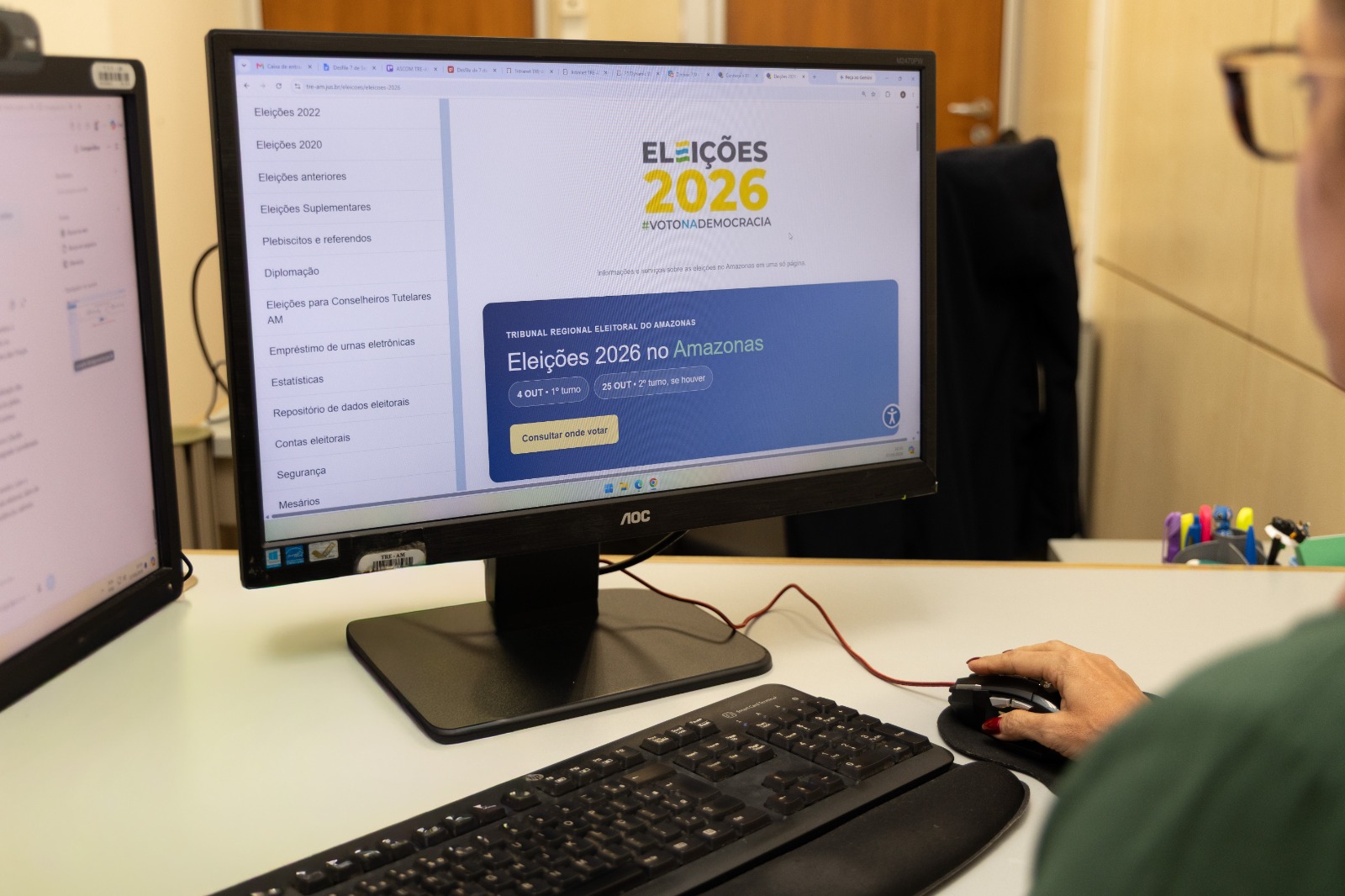 TRE-AM disponibiliza página com serviços e informações das Eleições 2026