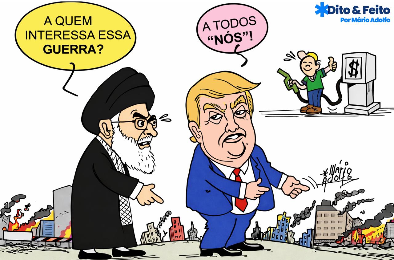 Dito & Feito:  TRUMP VAI À GUERRA E QUEM PAGA O PATO SOMOS NÓS! - Postos dos combustíveis  aumentam o preço e alegam que a culpa é da guerra