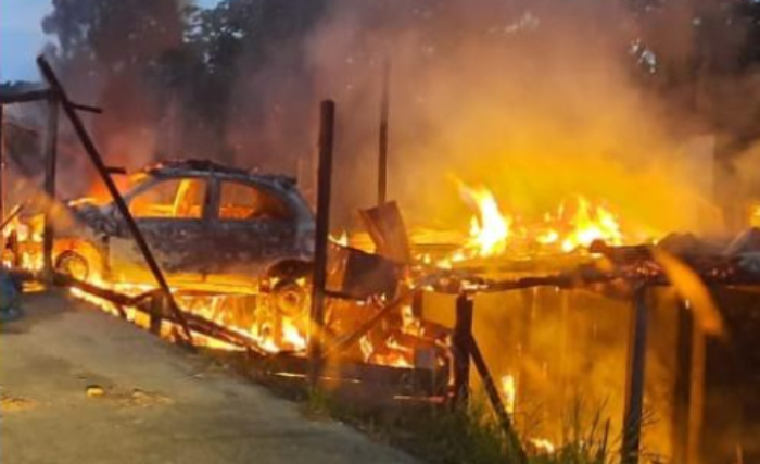 Avô e neto morrem carbonizados durante incêndio em casa no AM