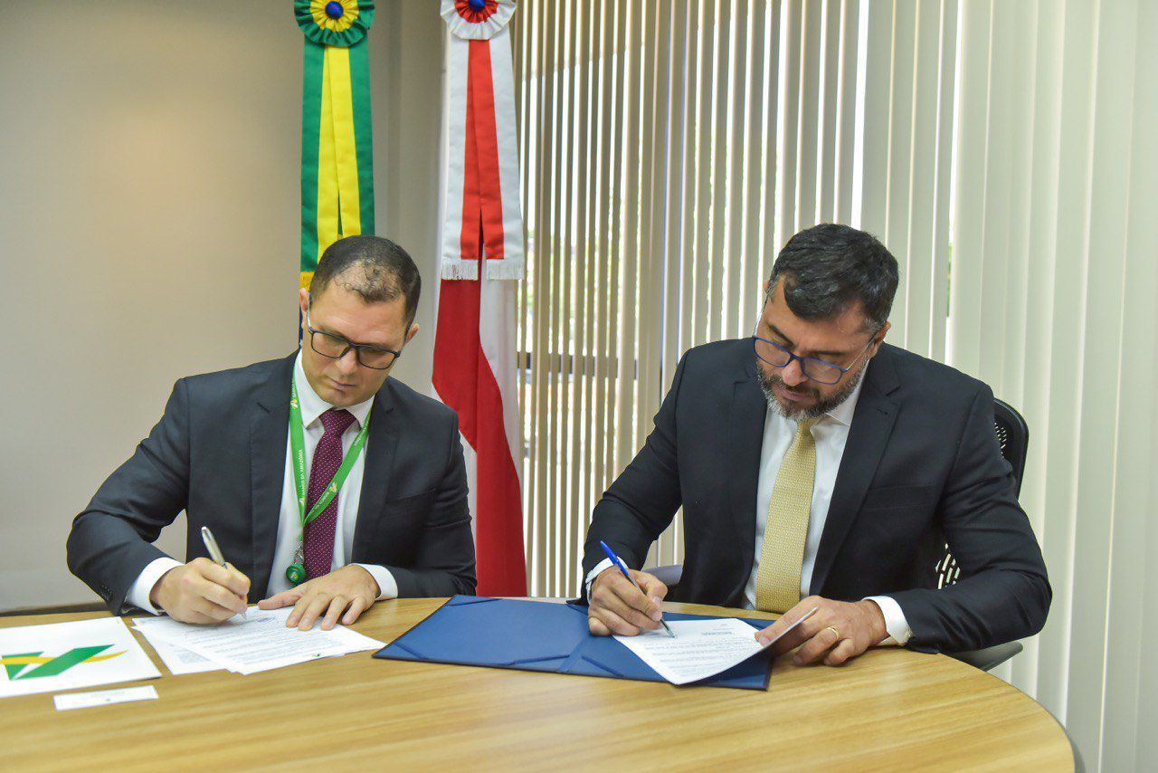 Wilson Lima assina protocolo de intenções com Banco da Amazônia no valor de R$ 1,4 bi
