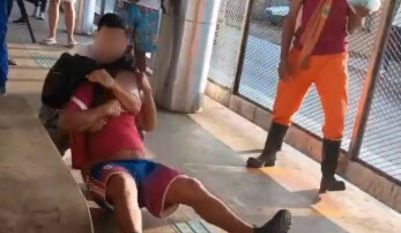 Vídeo: Homens saem na 'porrada' dentro do Terminal 1