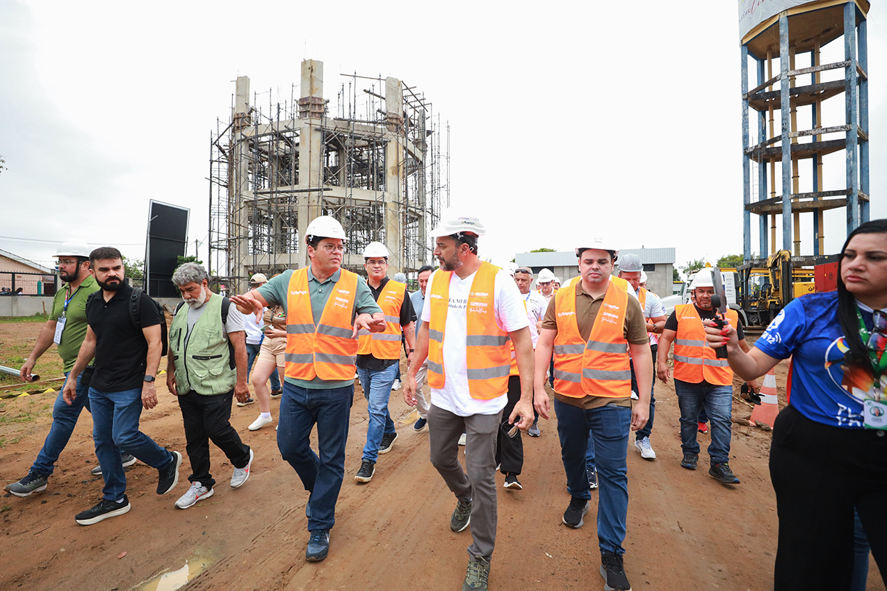 Prosai Parintins avança nas obras do novo sistema de abastecimento de água