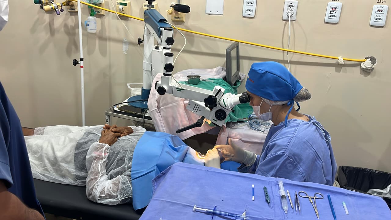 Mutirão de catarata transforma a vida de indígenas de Parintins