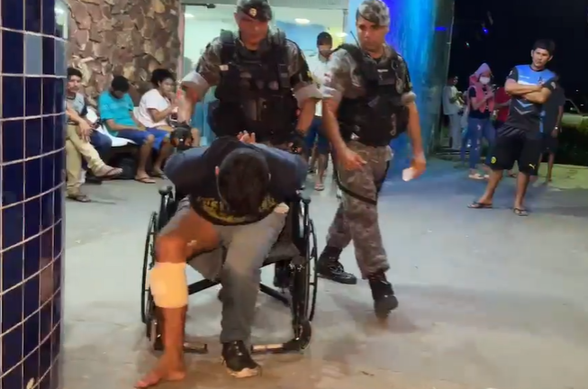 Suspeito de praticar assaltos na Cidade Nova é pego no flagra e acaba baleado