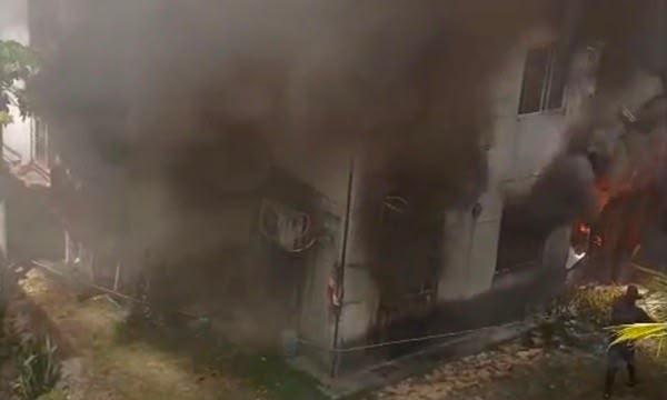 Vídeos: incêndio atinge apartamento no Viver Melhor 3