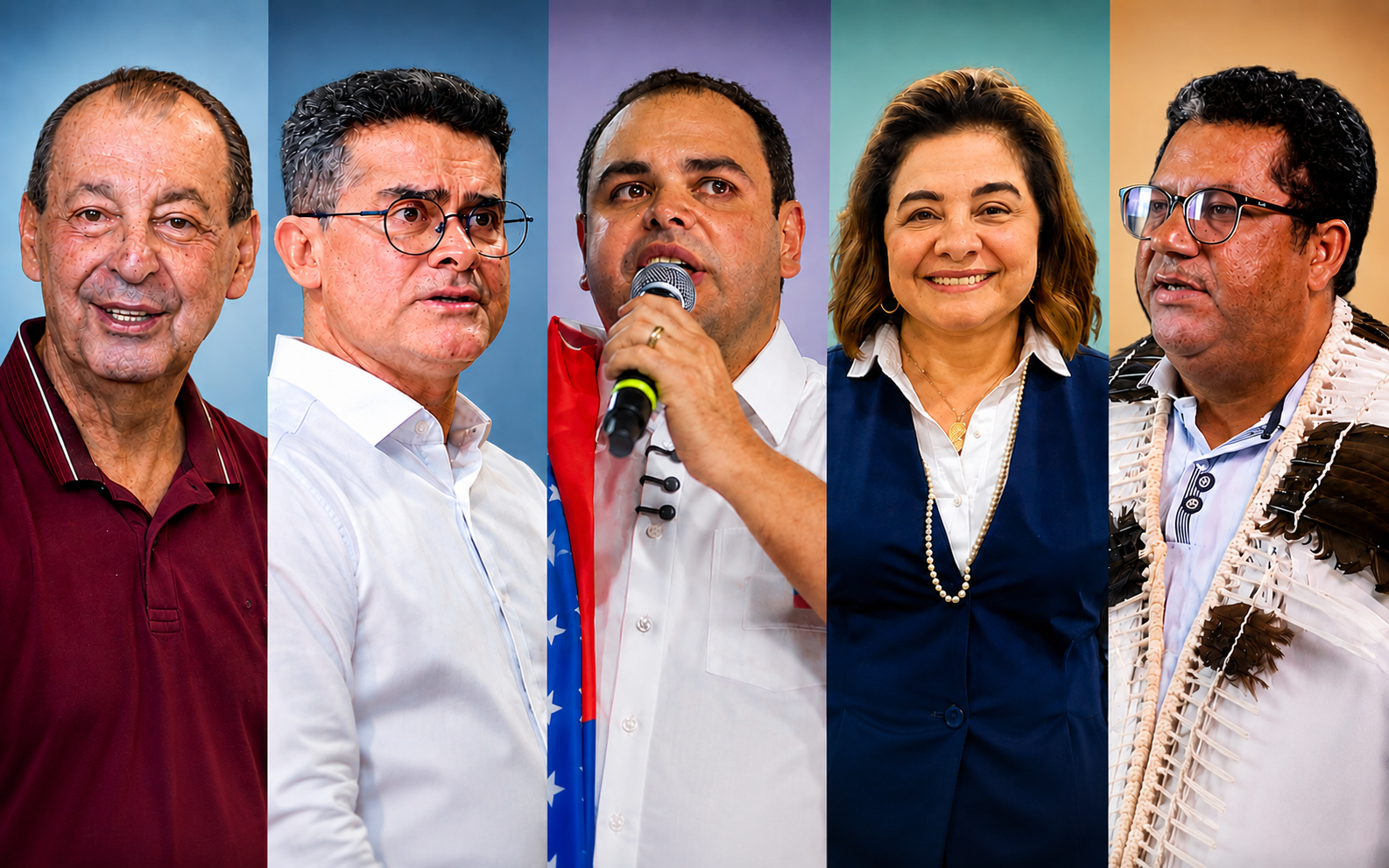 Debate reúne cinco candidatos ao Governo do Amazonas neste domingo (9)
