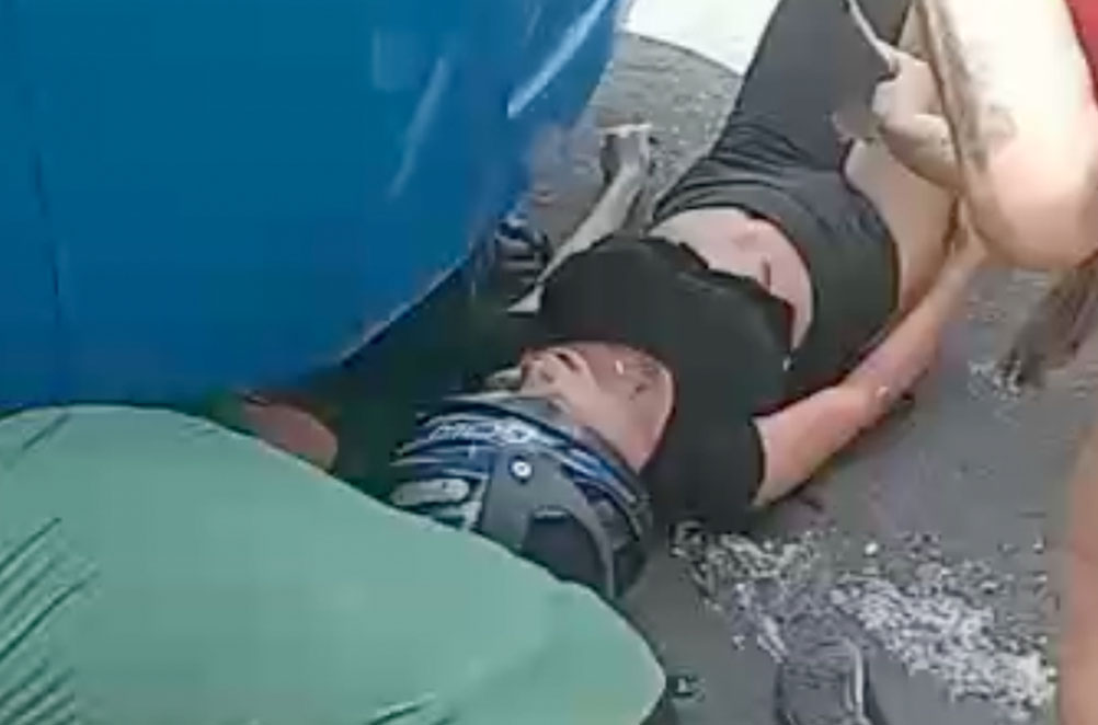 Vídeo: Motociclista morre embaixo de ônibus após acidente na Av. Torquato Tapajós