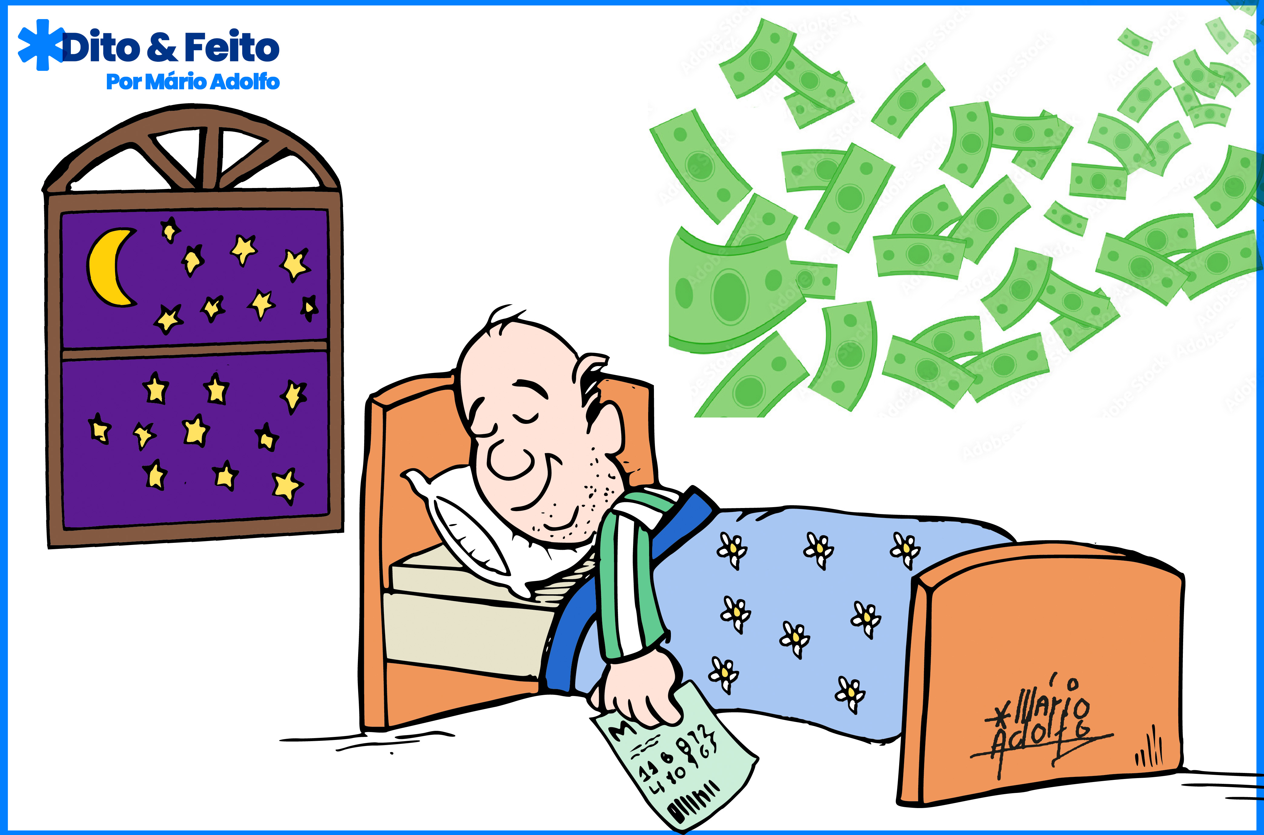 Dito & Feito: SONHO MEU! – Prêmio da Mega da Virada trocado em notas de R$ 200 daria pra cobrir 389 quilômetros de dinheiro