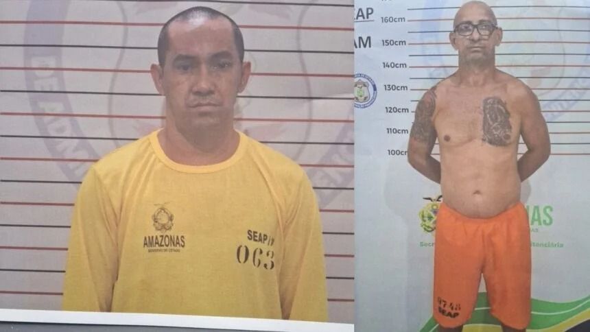 Dupla foge de unidade prisional e entra em área de mata em Itacoatiara