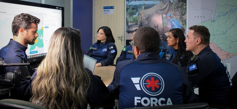 Base da Força Nacional do SUS começa a operar em Manaus