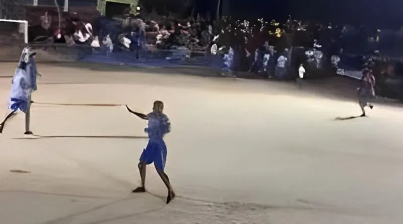 Vídeo: Homem é baleado em campo da Cidade Nova; veja